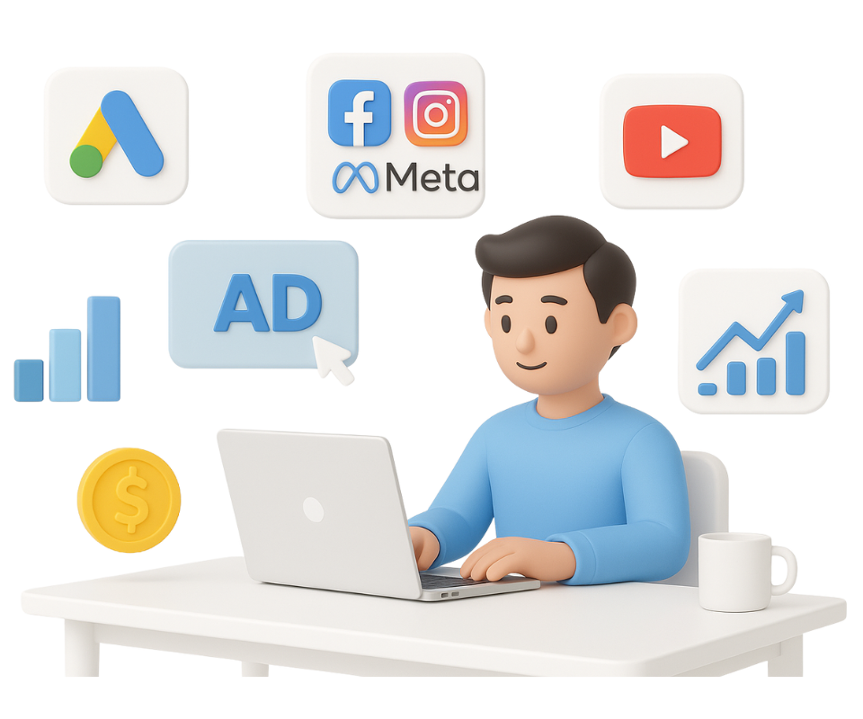 Paid Ad Service vikdwell expert in paid ads, google ads, meta (facebook & instagram) ads, and youtube advertising