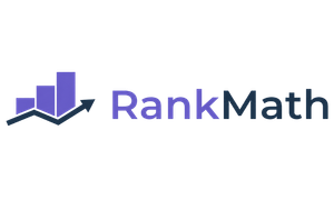 Rank Math logo representing SEO optimization, schema integration and keyword tracking by Vikdwell Digital Marketing Agency.
